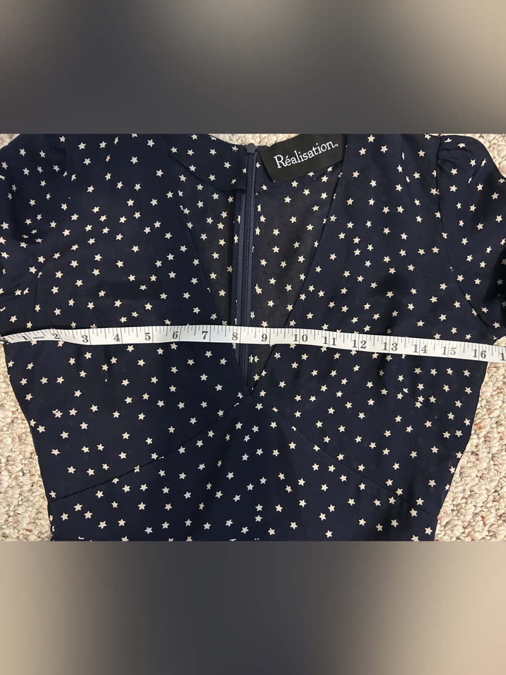 Realisaion Par Ozzie Dress - Navy Star - XS - Picture 12 of 14